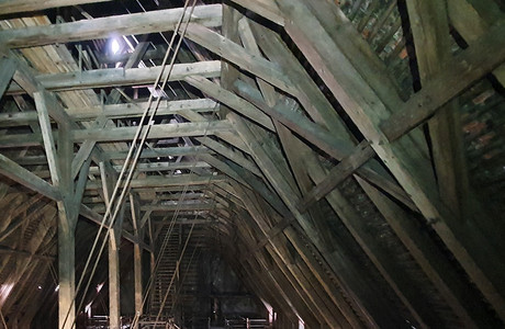 Roof truss with treated timber